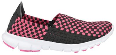 Black/pink 'Panas' trainers